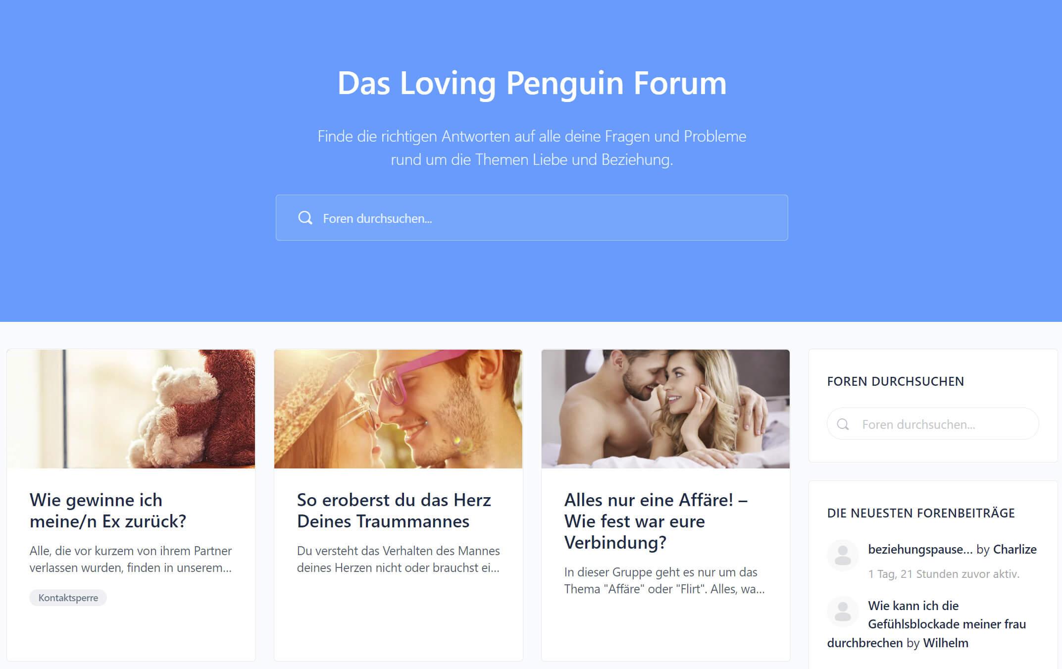 Das Loving Penguin Forum